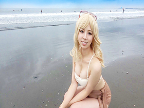 海でナンパしたギャルはビッチビッチに活きがいい潮吹き大漁ビッチ！！ルミ　サンプル画像03